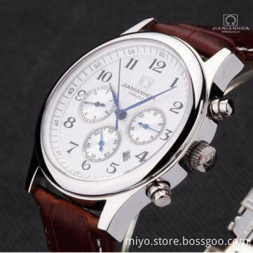 Men's Style Skeleton Automatic Watch with Multifunction 3ATM WRC